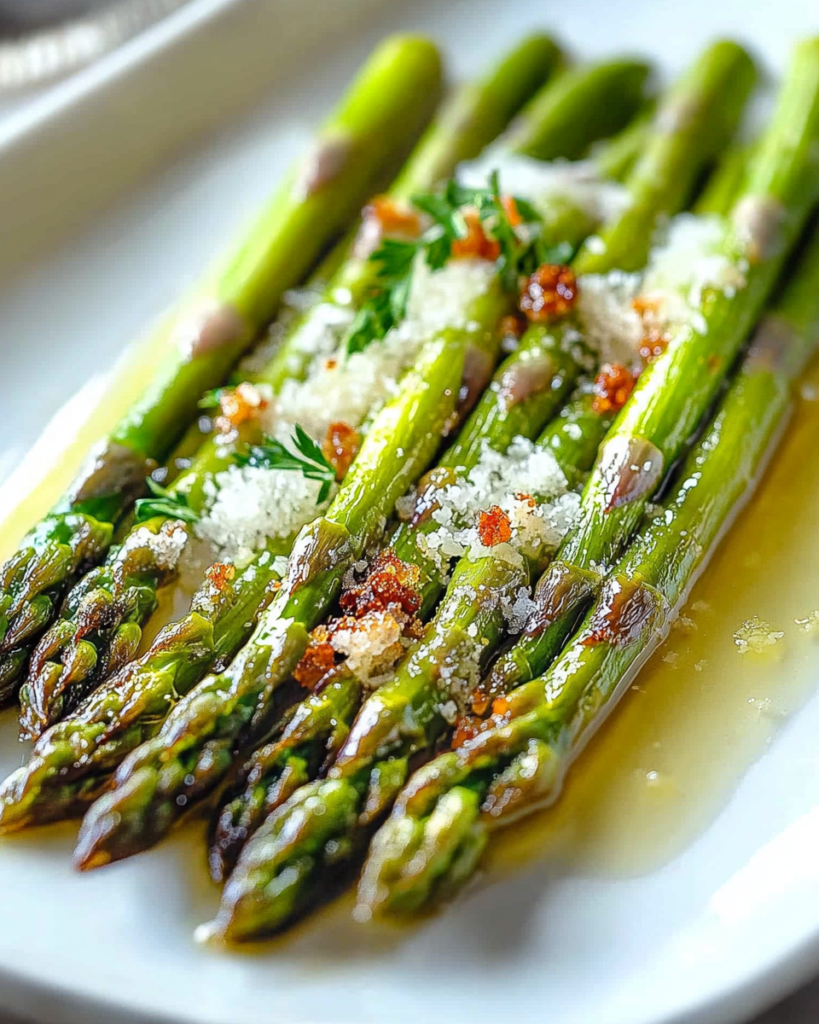 Espárragos Asados con Parmesano en 20 Minutos