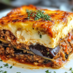 Lasaña Griega de Berenjena y Cordero