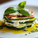 Melteado de Calabacín y Ricotta en Capas