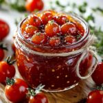 Mermelada Dulce y Picante de Tomates Cherry