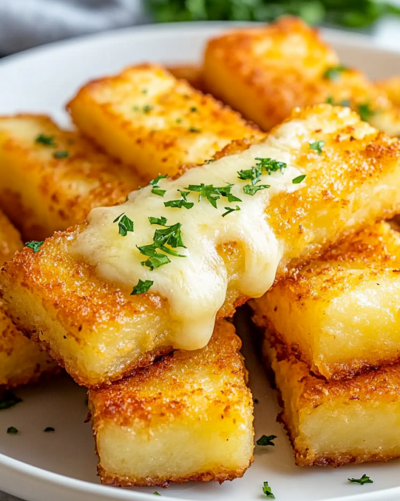 Palitos de Papa con Queso Crujientes