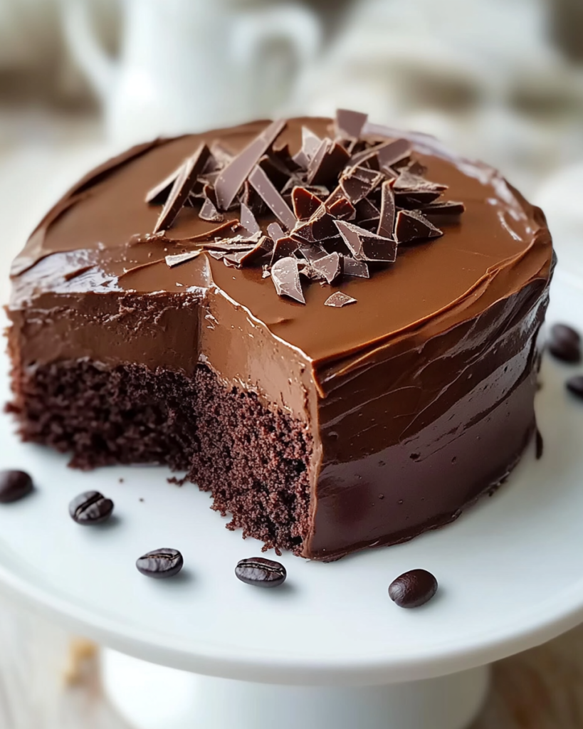 Pastel de Café con Chocolate