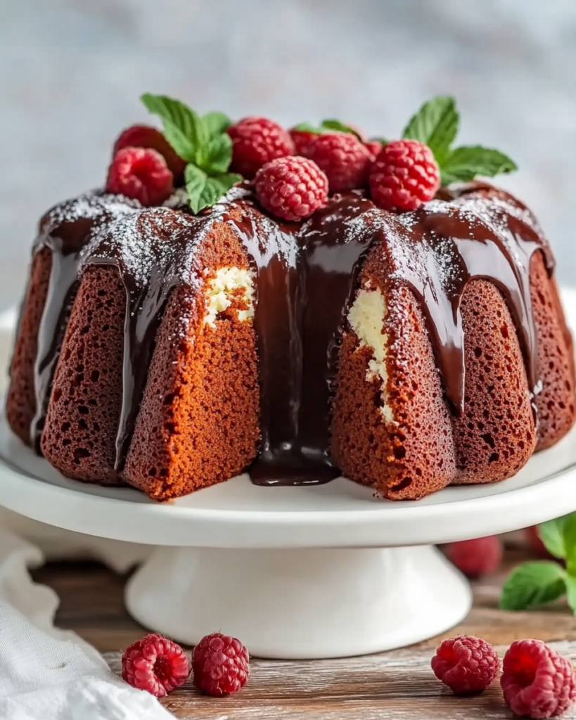 Pastel de Chocolate y Queso Crema