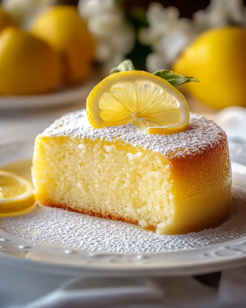 Pastel de Crema de Limón Delicioso