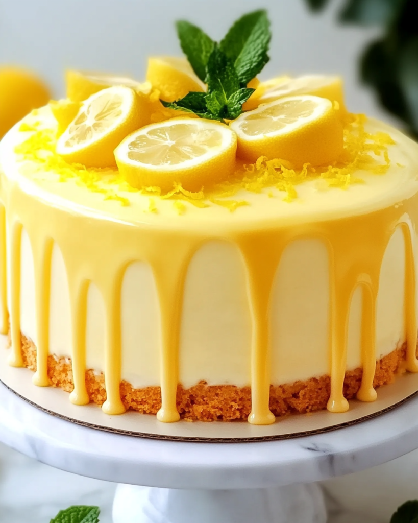 Pastel de Limón Fondante