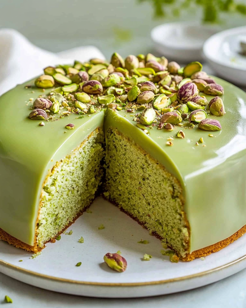 Pastel de Pistacho