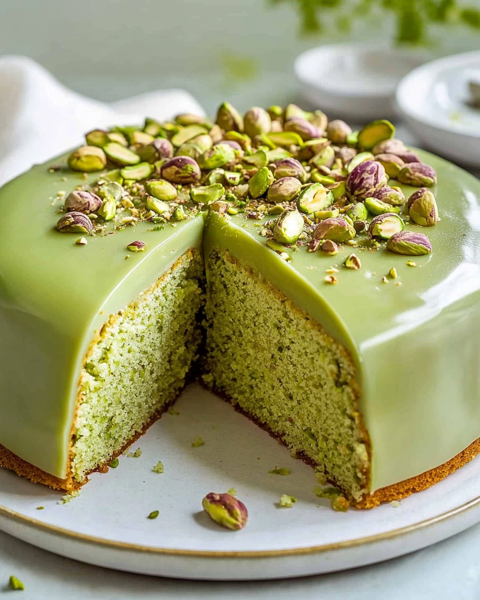 Pastel de Pistacho
