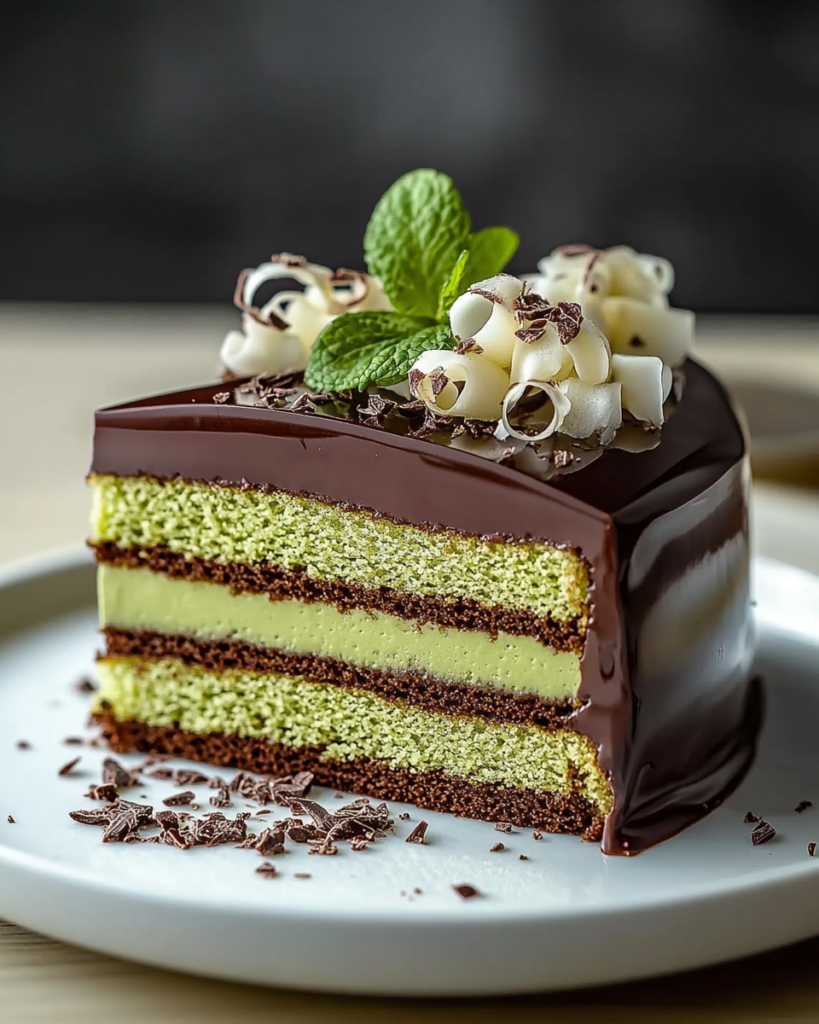 Pastelito de Chocolate y Matcha