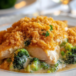 Pollo Divan con Brócoli y Salsa de Queso