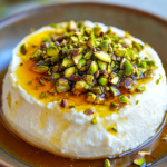 Ricotta con Miel y Pistachos