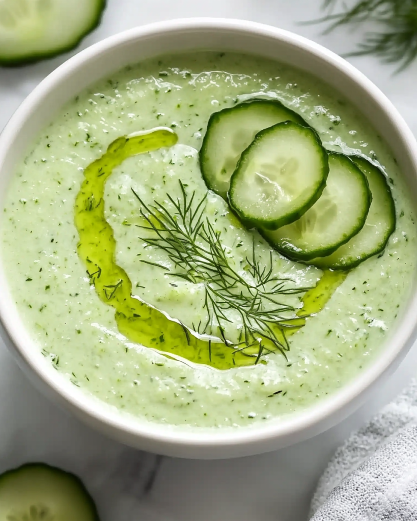 Sopa Fría de Pepino