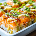 Sushi al Horno Picante de Salmón