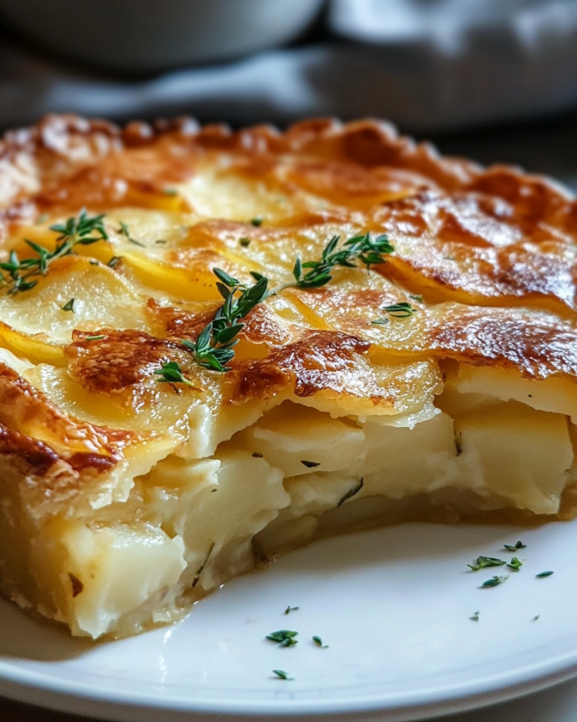 Tarta Cremosa de Queso y Patata