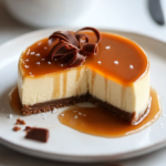Tarta de Queso de Caramelo Salado