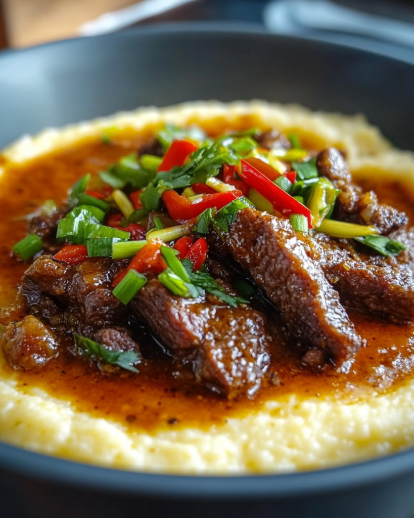 Tazón Cajún de Carne y Grits