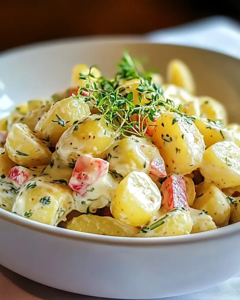 Ensalada de Patatas con Aderezo de Mostaza First Image First Image