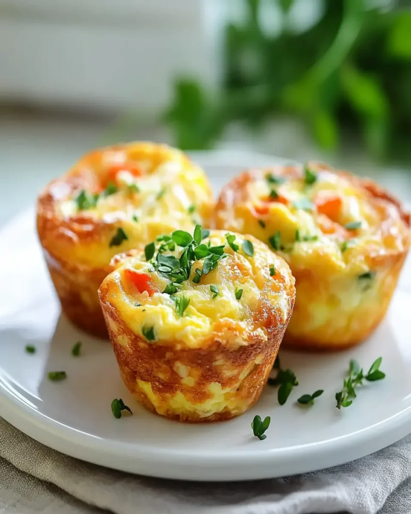 Muffins de Huevo Desayuno First Image First Image