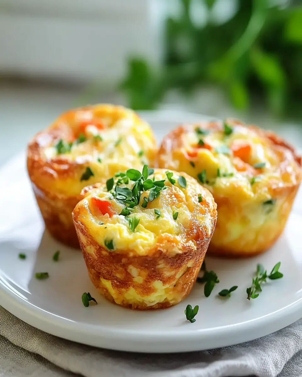 Muffins de Huevo Desayuno First Image First Image