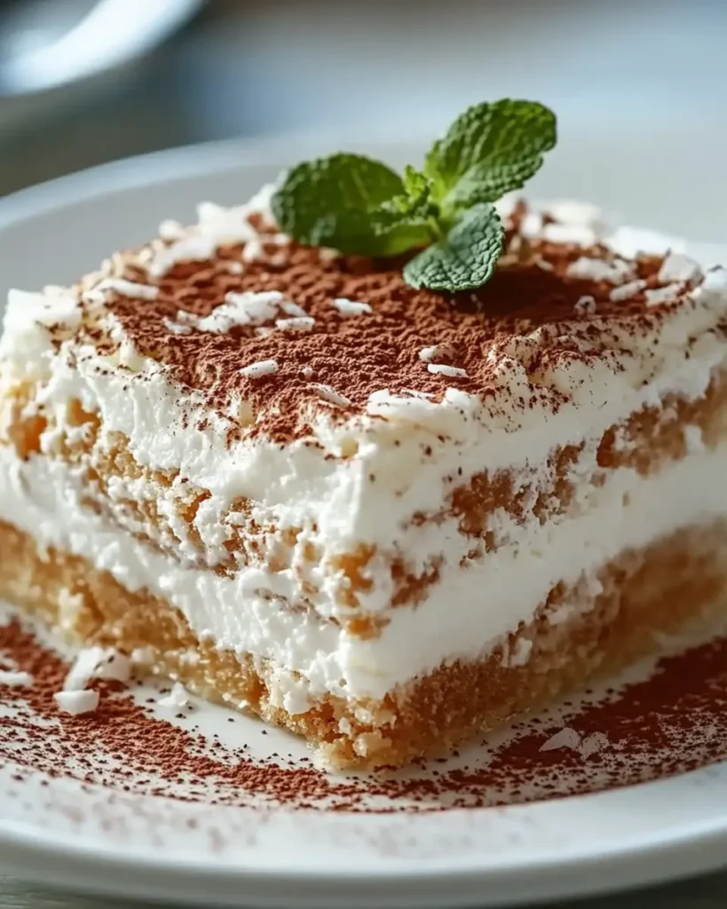 Tiramisú de Coquito y Coco First Image First Image