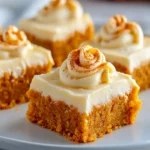 Barras de Calabaza con Glaseado de Queso Crema First Image First Image