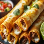Taquitos Crujientes de Carne con Queso First Image First Image