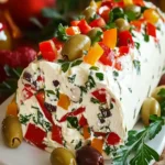 Rollo de Queso Crema Antipasto Festivo First Image First Image