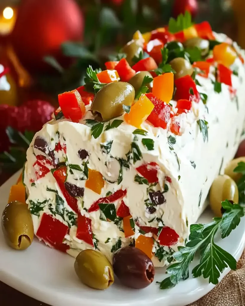 Rollo de Queso Crema Antipasto Festivo First Image First Image