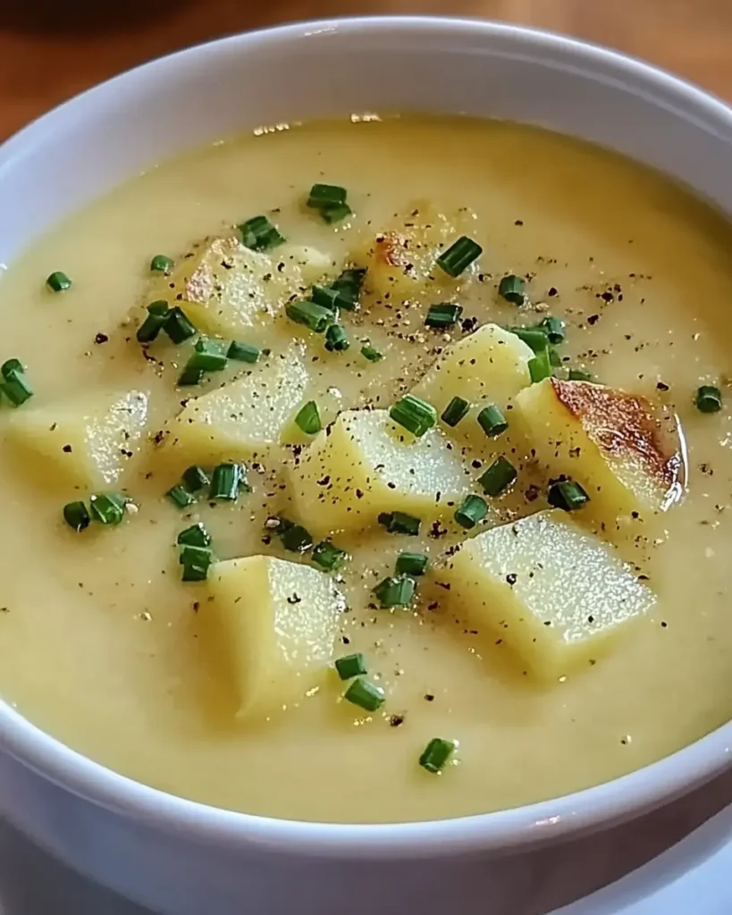 Sopa Cremosa de Patata y Puerro First Image First Image