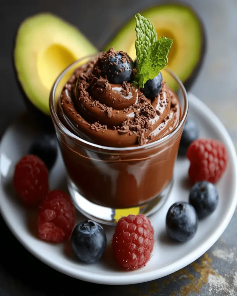 Mousse de Chocolate y Aguacate First Image First Image