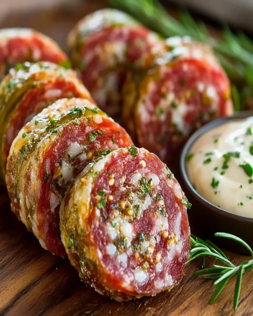 Rollitos de Salami Keto Irresistibles First Image First Image