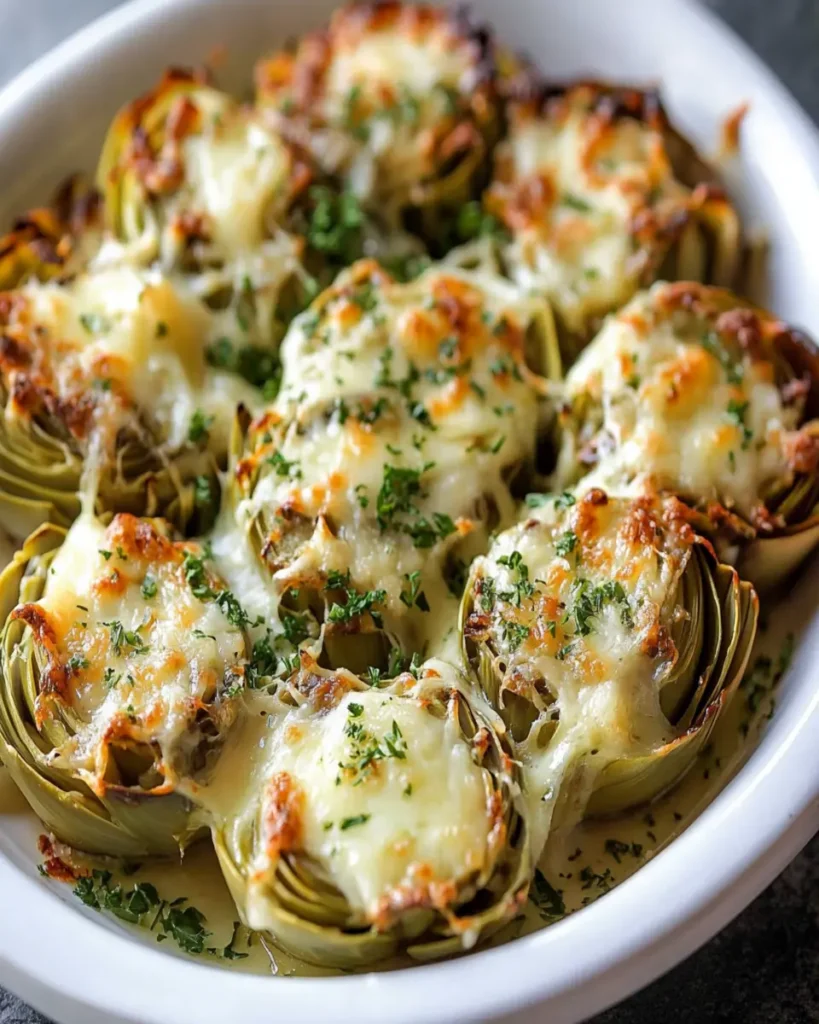 Corazones de Alcachofa al Horno con Queso First Image First Image