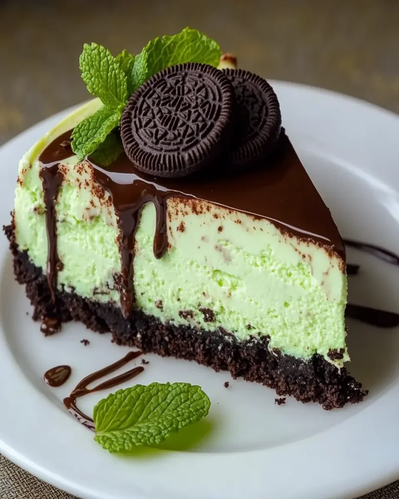 Cheesecake de Menta y Oreo First Image First Image