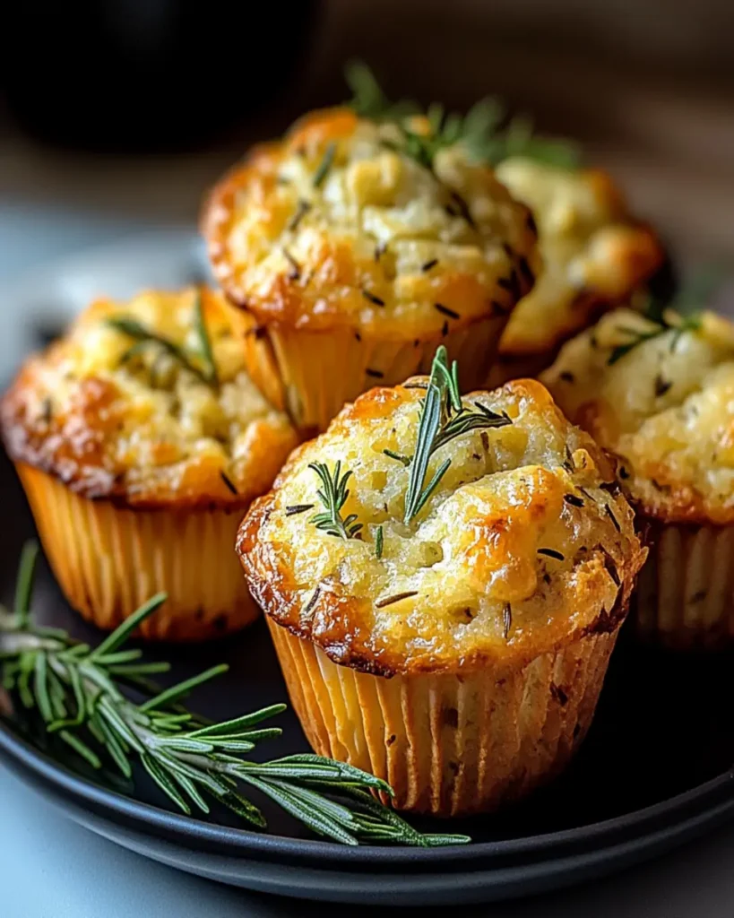 Muffins de Ajo y Romero First Image First Image