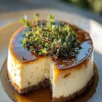 Cheesecake Salado de Feta con Miel y Hierbas First Image First Image