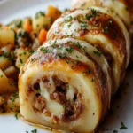 Rollos de Carne y Papa con Queso First Image First Image