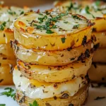 Torres de Patatas al Ajo Asado y Parmesano First Image First Image