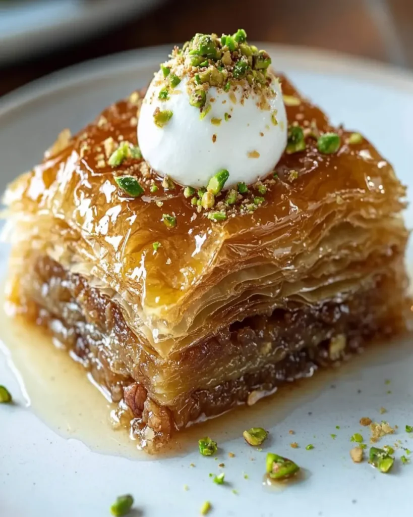 Pastel de Baklava Húmedo First Image First Image