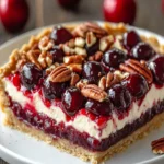 Tarta Lush de Cereza y Nueces Pecanas First Image First Image
