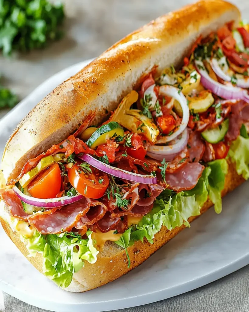 Sándwich Italiano Picado Delicioso First Image First Image