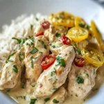 Pollo Cremoso con Pimientos Pepperoncini First Image First Image