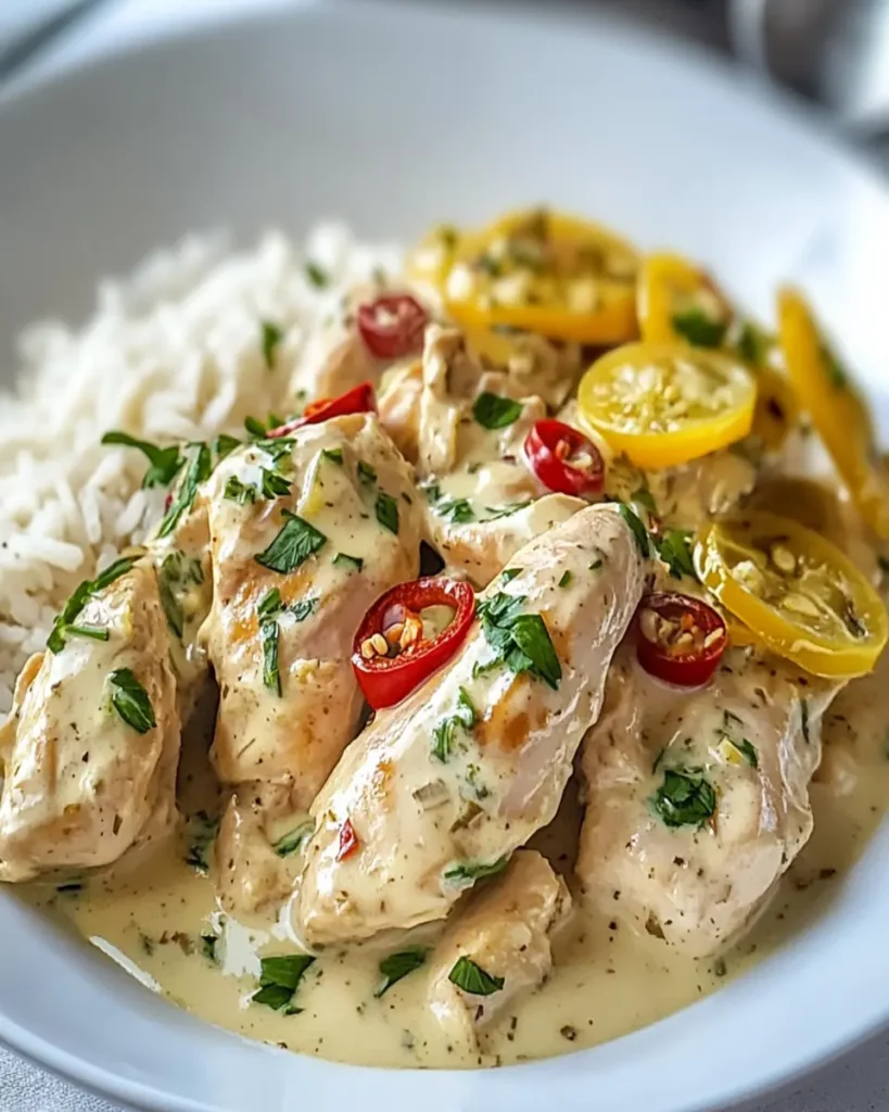 Pollo Cremoso con Pimientos Pepperoncini First Image First Image