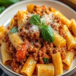 Rigatoni a la Boloñesa First Image First Image