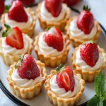 Tartaletas de Crema de Fresa Rápidas y Deliciosas First Image First Image