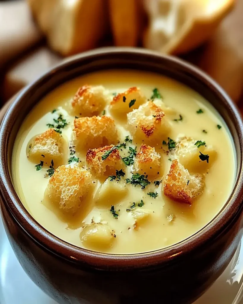 Sopa de Ajo Campestre Francesa para Noches Acogedoras First Image First Image