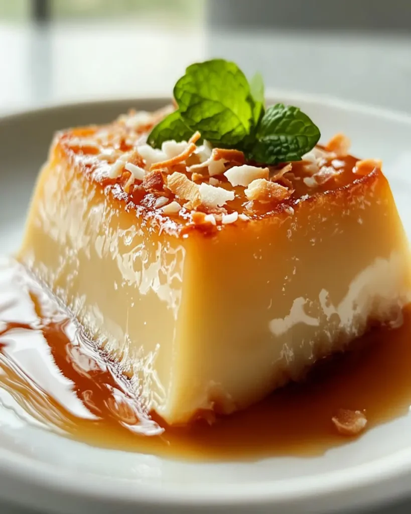 Flan de Coco Tailandés First Image First Image