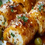 Rollitos de Feta al Horno con Miel Picante First Image First Image