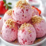 Bolas de Proteína de Cheesecake de Fresa First Image First Image