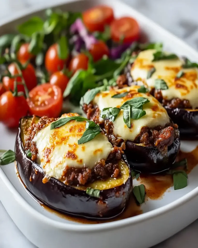 Berenjenas al Horno con Ragu de Carne y Mozzarella Ahumada First Image First Image