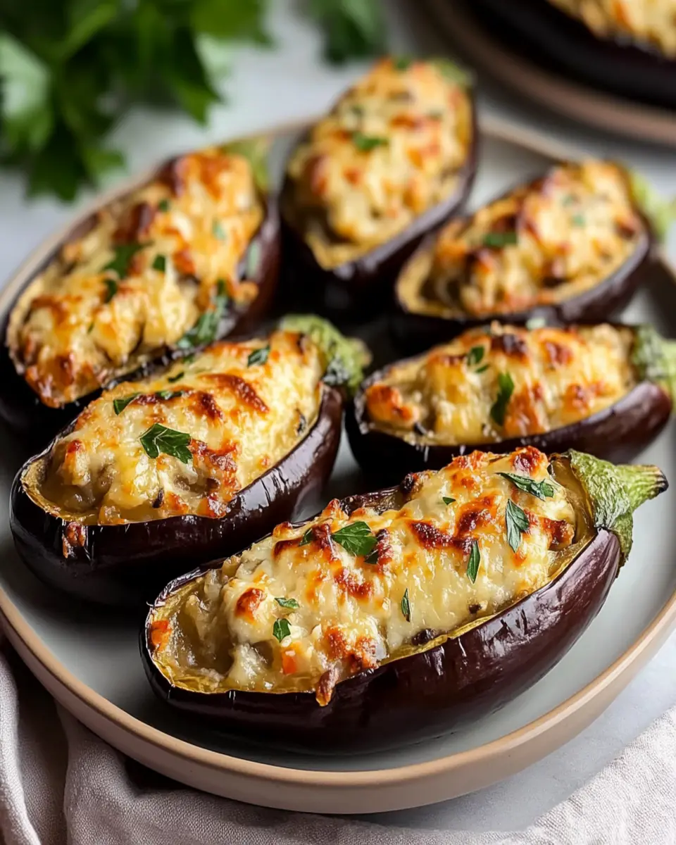 Berenjenas Rellenas de Queso Delicioso First Image First Image