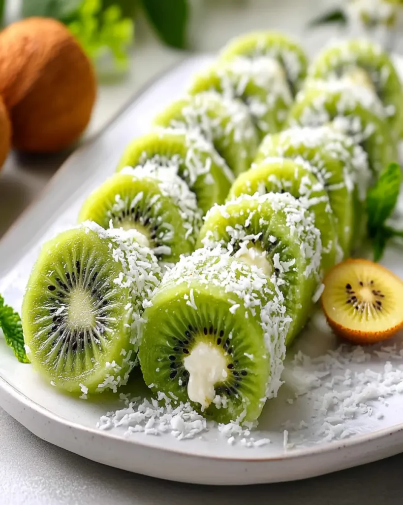 Rollos de Kiwi y Coco Sin Horno First Image First Image